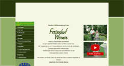 Desktop Screenshot of ferienhof-werner.de